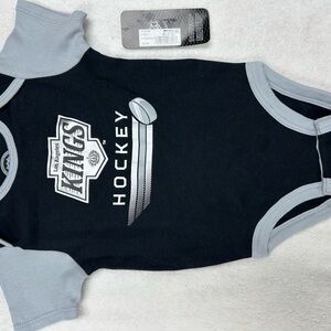 NHL Black and Gray Los Angeles Kings Infant onesie